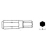 D130H80   Bit 10mm ampulowy H8 x 30mm