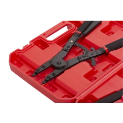 QS50868  Zestaw szczypiec do pierścieni Seegera L=400mm