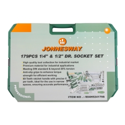 S04H524179S  Zestaw 179szt. narzędzi ręcznych