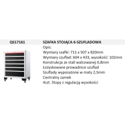 QS17008  Zestaw 8szt. mebli warsztatowych