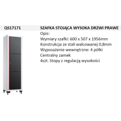 QS17008  Zestaw 8szt. mebli warsztatowych