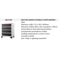 QS17015  Zestaw 15szt. mebli warsztatowych